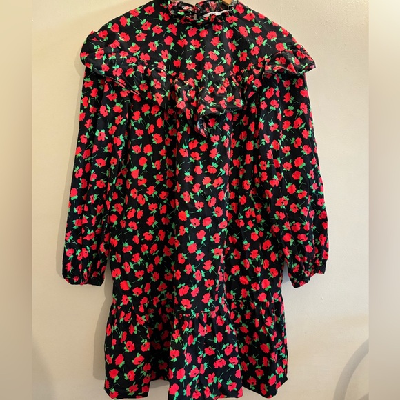Zara floral long sleeve dress - Picture 2 of 6